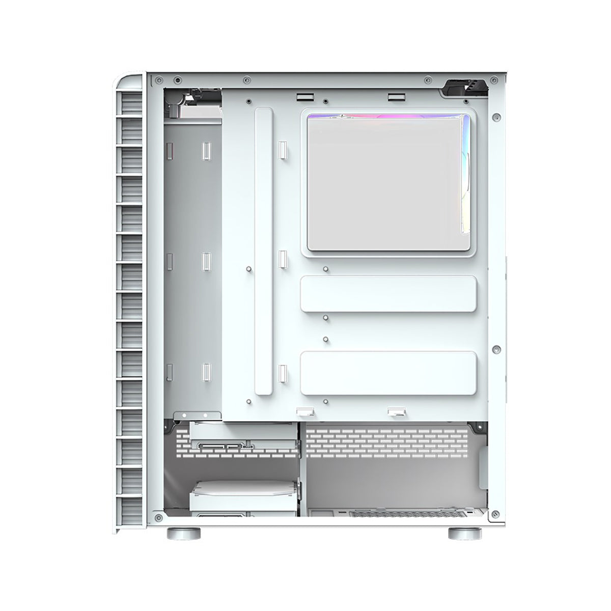 XYZ Airone 300 Glass Edition ATX PC Case with 6 Pre-Installed 120mm Airplus 100 ARGB Fans