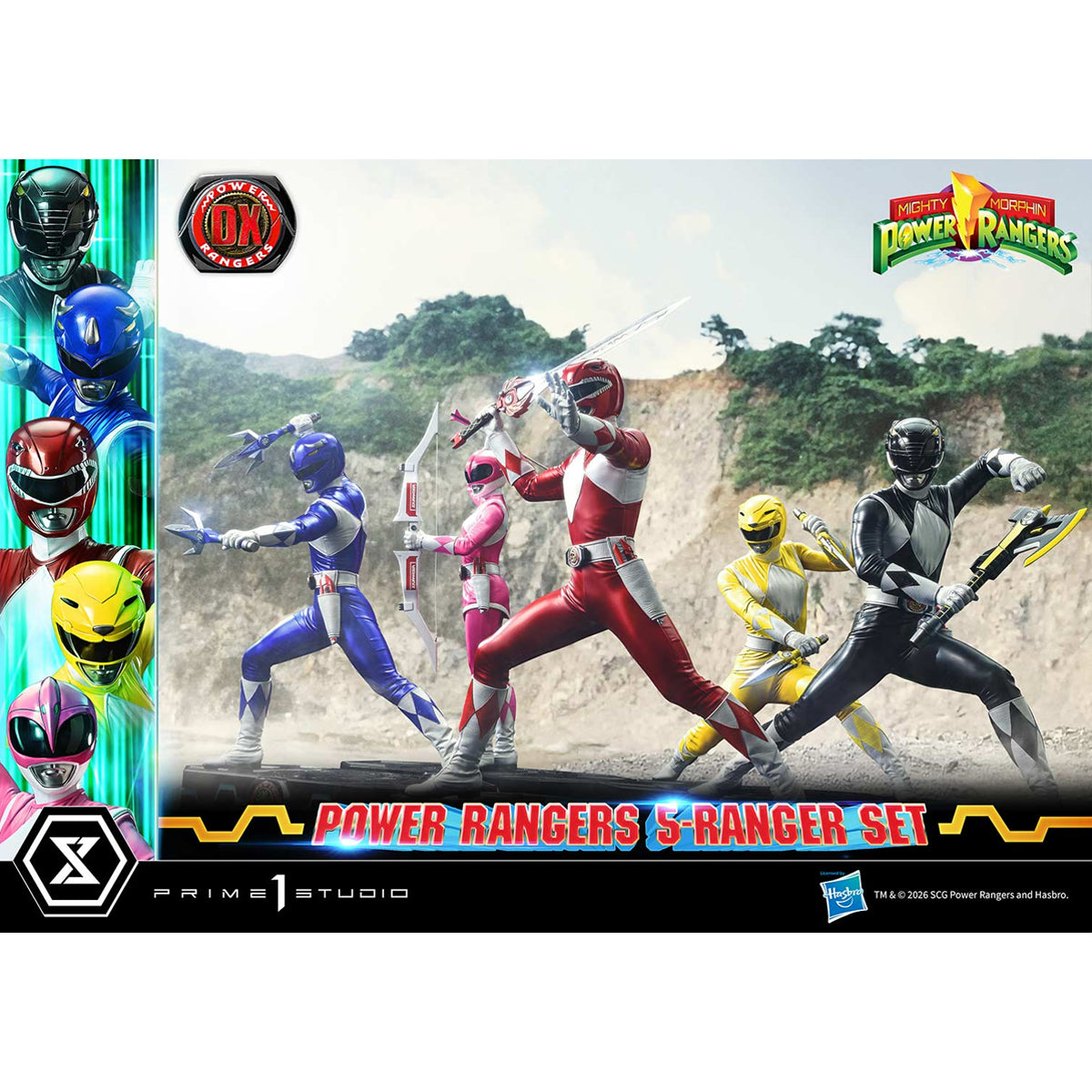 Premium Masterline Mighty Morphin Power Rangers: Power Rangers 5-Ranger Set