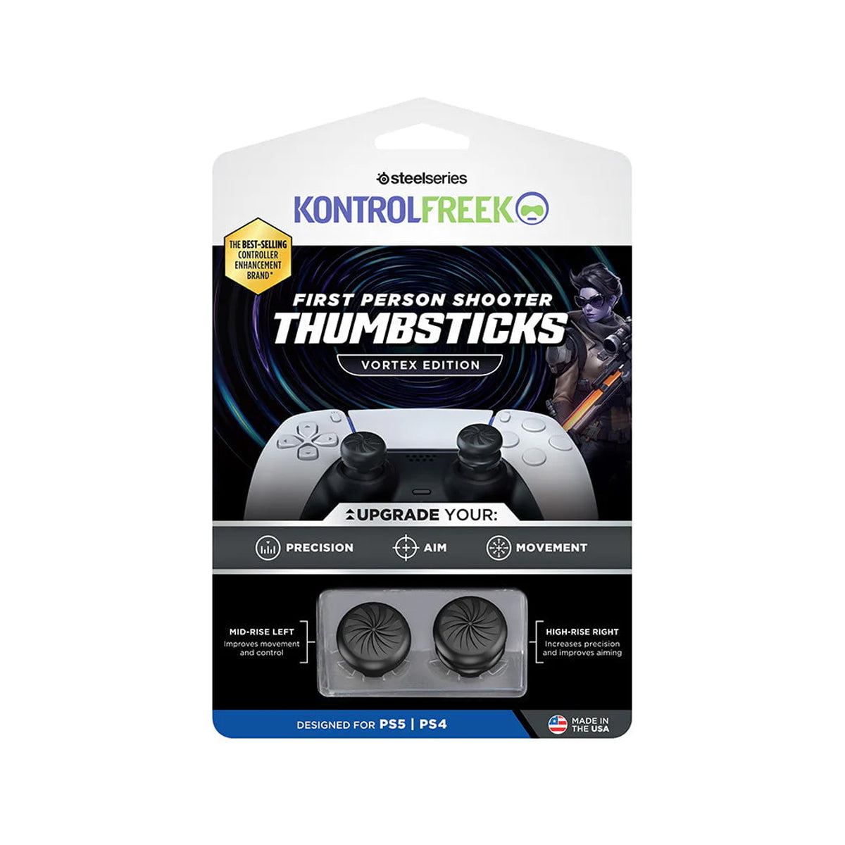 SteelSeries Kontrolfreek First Person Shooter Thumbsticks Vortex Editi
