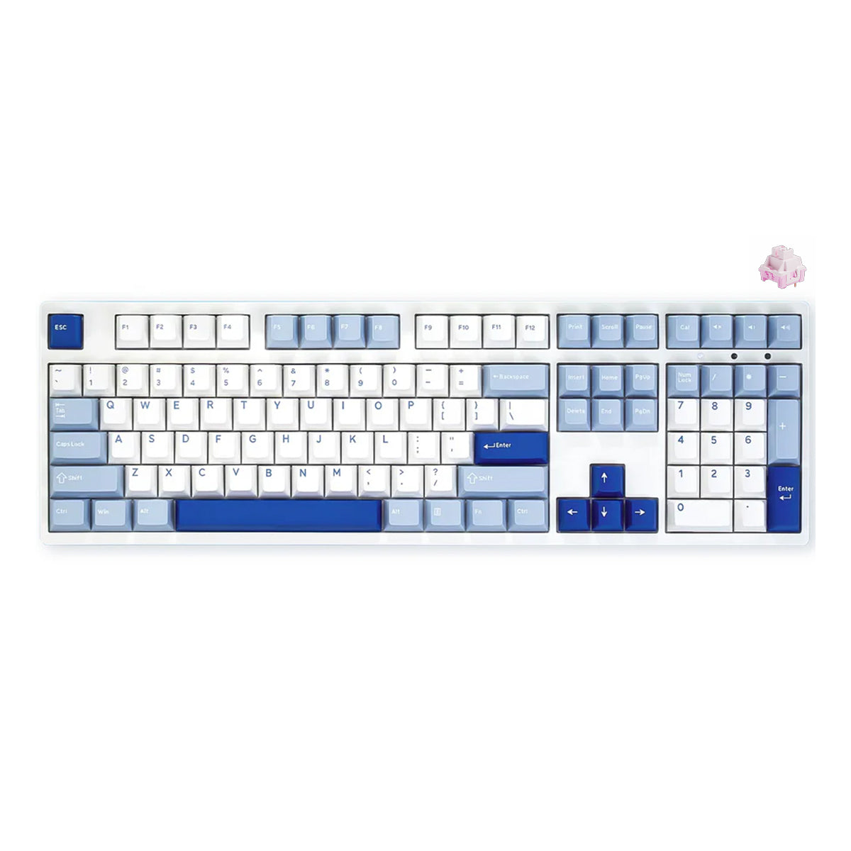 Akko Glacier 3108 V3 Wired Mechanical Keyboard (Akko Frost Pink)