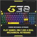 Onikuma G38 98 Keys RGB Wired Mechanical Keyboard