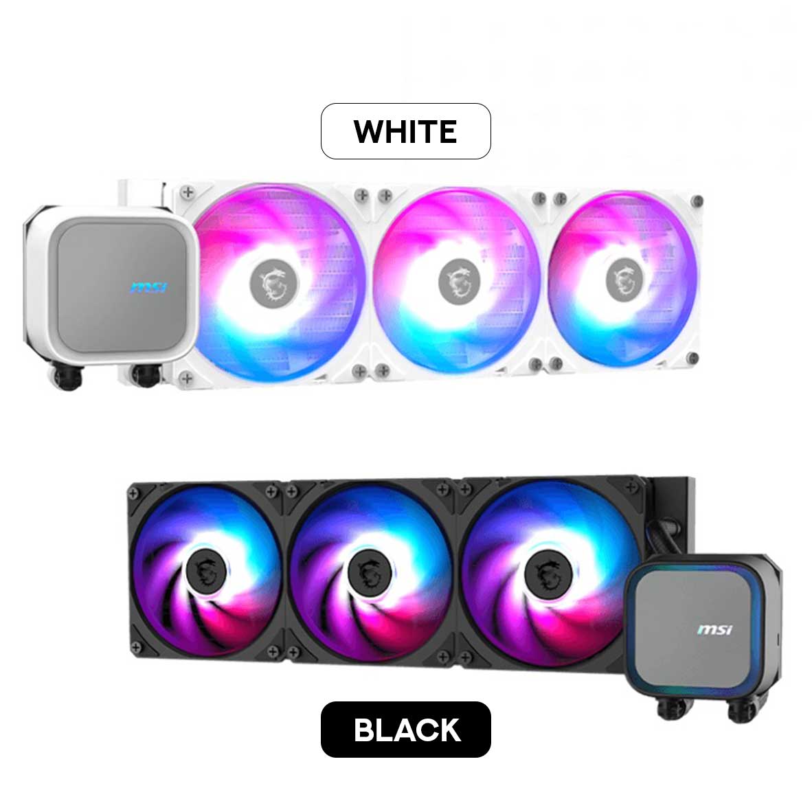 MSI MAG Coreliqiud A13 360 RGB Liquid CPU Cooler (Black, White)