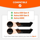 Wicked Cushions Astro A50 Gen 4 / Astro A50 Gen 5 / Astro A50X Earpads - WC FreeZe Cooling Gel (Black, Black Camo, 90s White, 90s Black)
