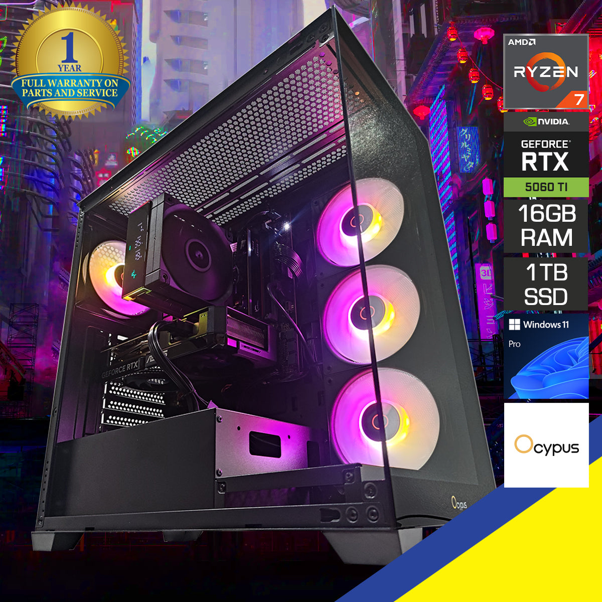 Aurora C72 Black Desktop Gaming PC