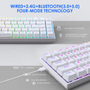 E-Yooso Z-686 Tri-Mode RGB 68 Keys Hot Swappable Mechanical Keyboard