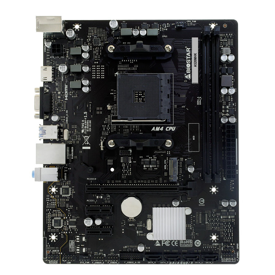 Biostar A520MHK DDR4 AMD Motherboard