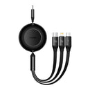Baseus Bright Mirror 2 Series Retractable Cable 100W 3-Port Fast Charging Data Cable USB-C to USB-C