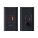 Baseus Digital GaN Intelligent Desktop Fast Charger 3C+U+DC 240W (Cluster Black) (P10163901113-00)