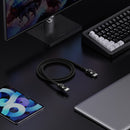 Baseus High Definition Series DP 8K To DP 8K Adapter Cable (Cluster Black) (2M, 1.5M) (B00633706111-02, B00633706111-01)