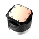 ID-Cooling FX240 INF 240mm AIO Liquid Cooler with Infinity Mirror Display (Black, White)
