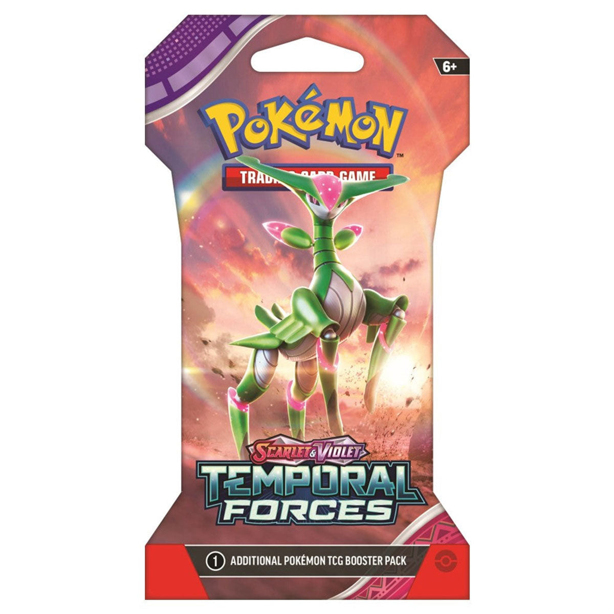 Pokemon Trading Card Game SV05 Scarlet & Violet Temporal Forces Booster Pack (Sleeved) (188-85663)
