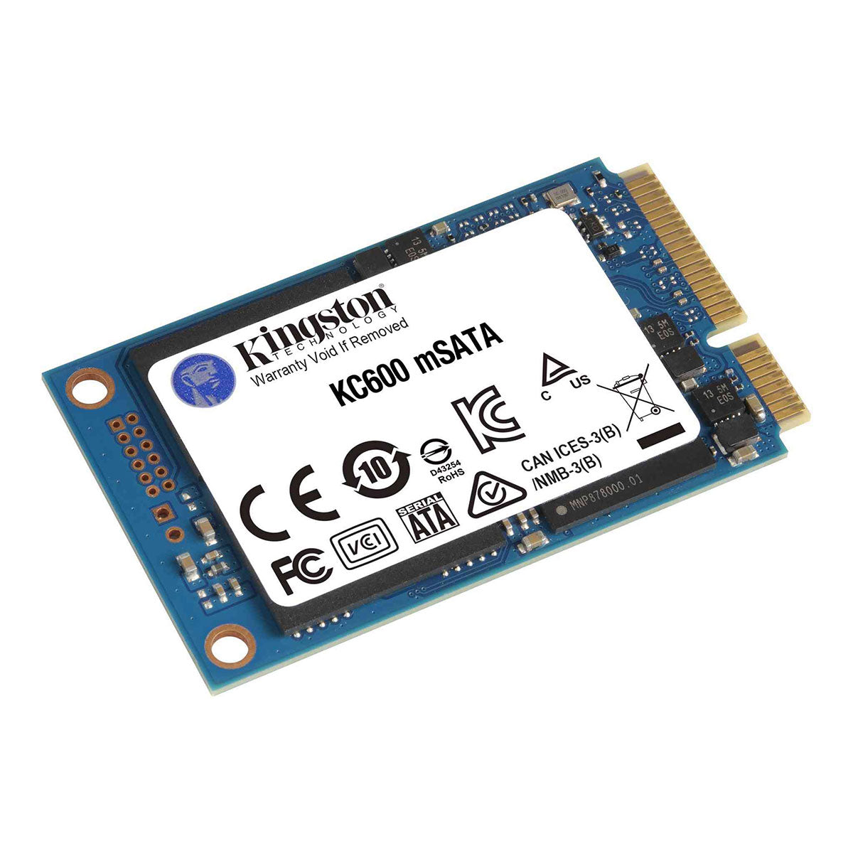 Kingston KC600 2.5" & MSATA SSD Hardware-Based Self-Encrypting Drive With 3D TLC Nand - SKC600MS (256GB, 512GB, 1024GB)