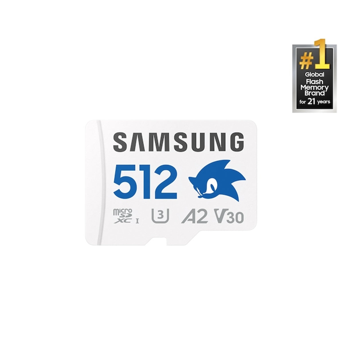 Samsung Pro Plus Sonic The Hedgehog UHS-I 180MB/s Read microSDXC Card with Adapter (512GB, 1TB)
