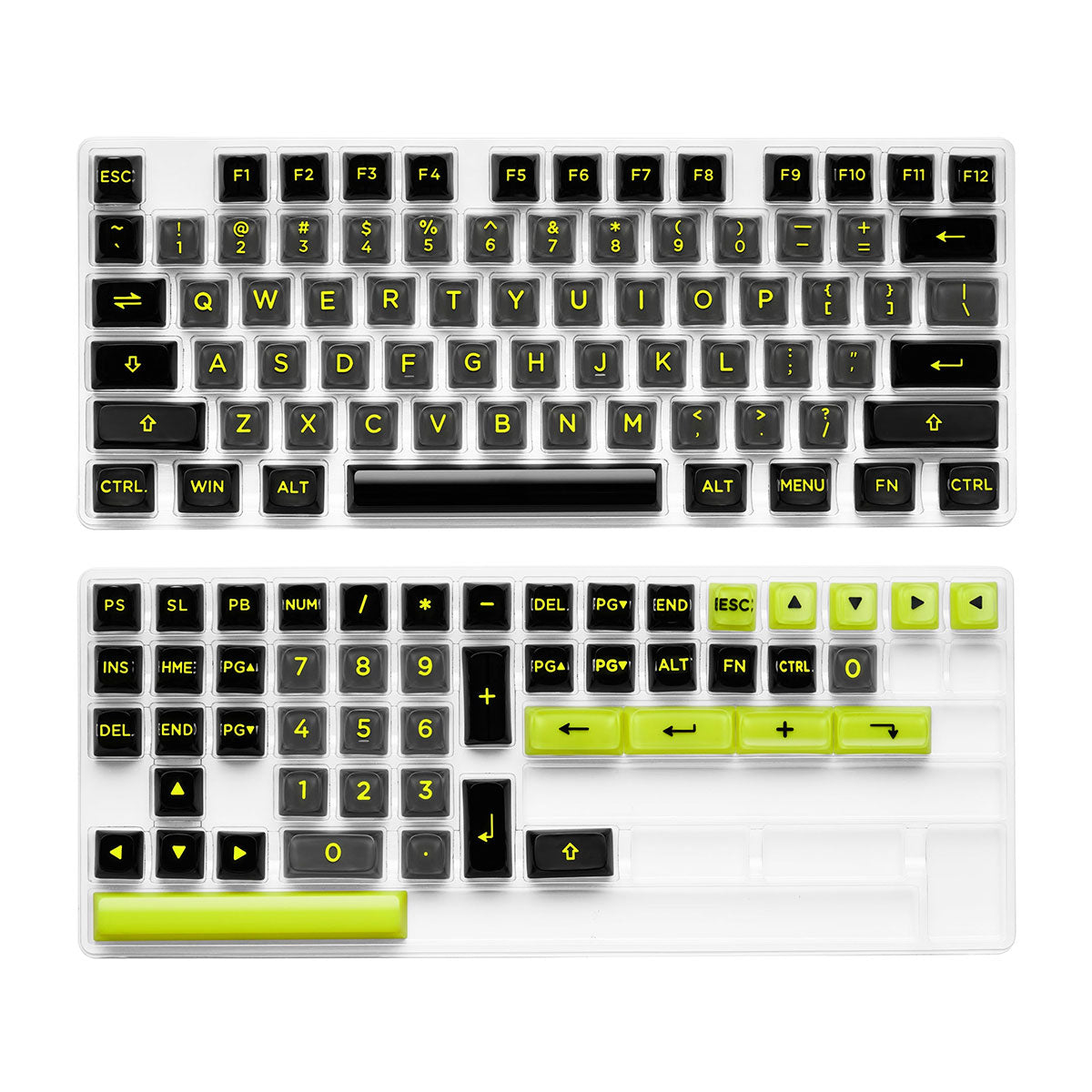 Pulsar 3D Polycarbonate Keycaps 124-Set Acid Rewind Edition (GD8000KC01)