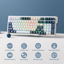 Redragon Eisa Pro 3 Modes 98-Key Hot-Swappable RGB Mechanical Keyboard - White Blue (Linear Red Switch) (K686WB-RGB-Pro)