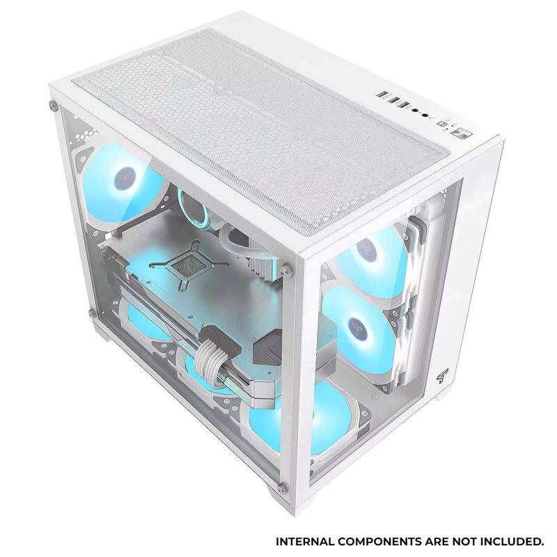 Trendsonic Olaf OL31M Dual Chamber TG Gaming Micro ATX Case