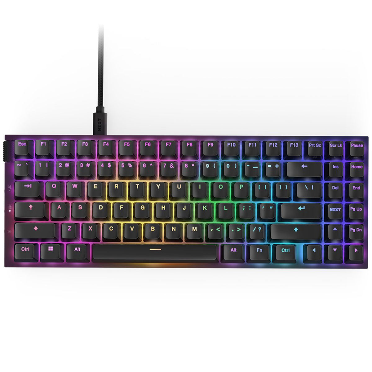 NZXT Function 2 MiniTKL Compact Tenkeyless Optical Gaming Keyboard