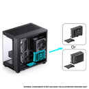 Jonsbo TK-3 ATX Separated Cabinet Computer Case (Black, White)