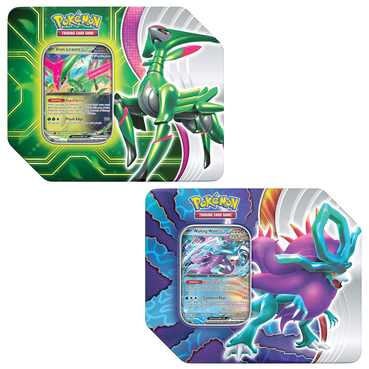 Pokemon Trading Card Game Paradox Clash Tin 5 Booster Pack
