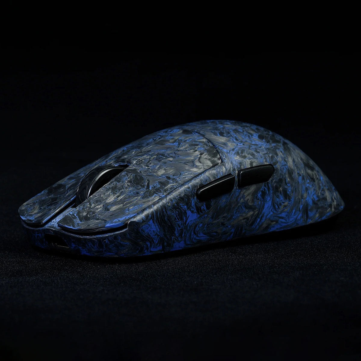 WLMouse YING Forged Carbon Fiber Gaming Mouse ( Black - Glow in the Dark, Black, Blue, Red)