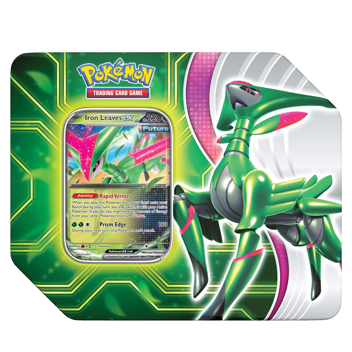 Pokemon Trading Card Game Paradox Clash Tin 5 Booster Pack