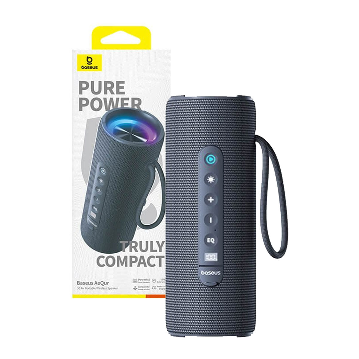 Baseus AeQur 30 Air Portable Wireless Speaker (Twilight Grey) (A20072600826-00)