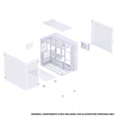 Jonsbo TK-3 ATX Separated Cabinet Computer Case (Black, White)