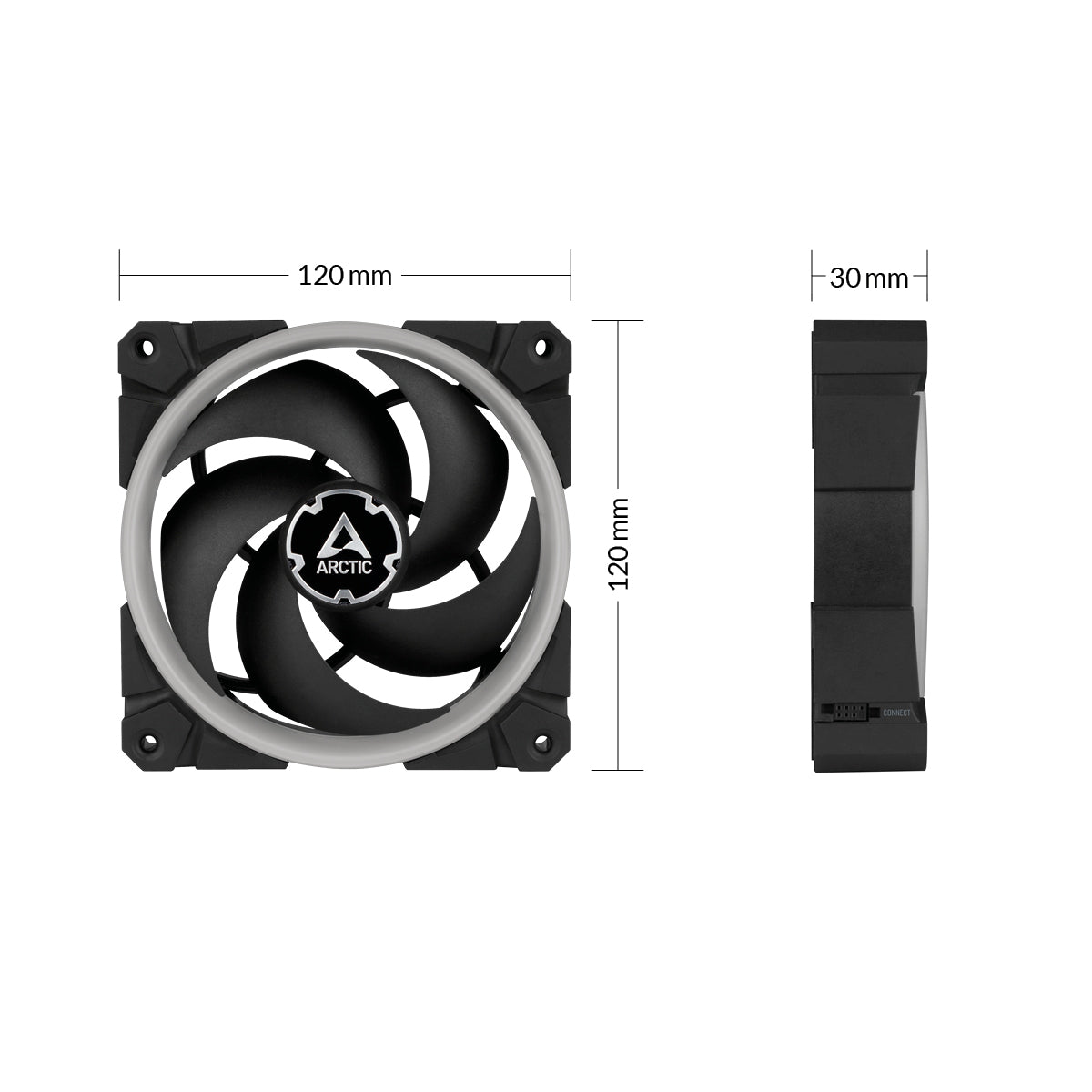 Arctic BioniX P120 A-RGB 120mm PWM Single Fan