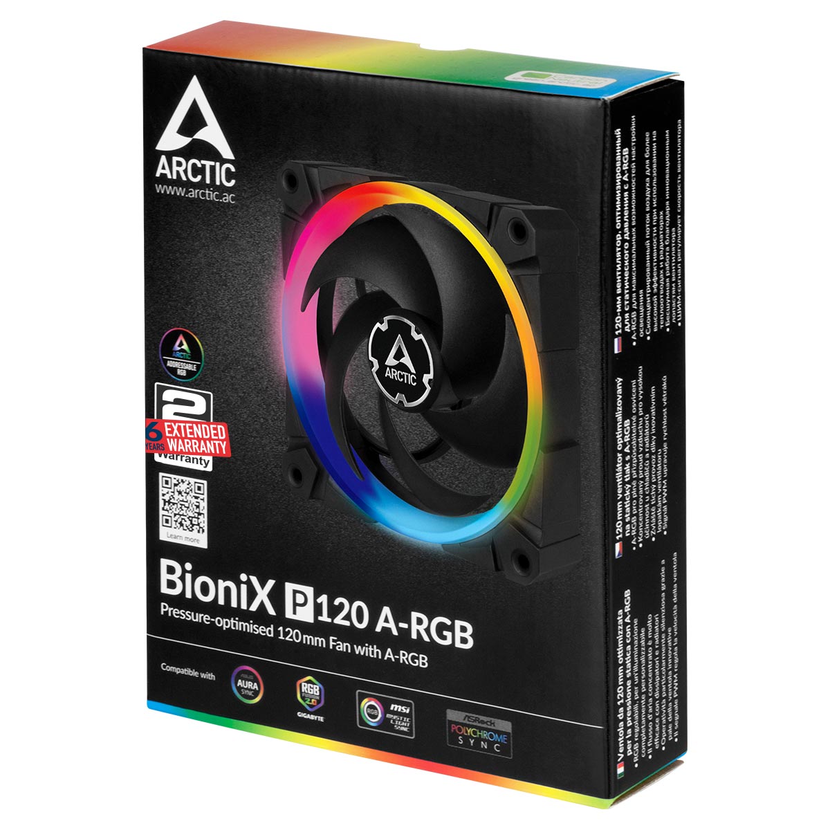 Arctic BioniX P120 A-RGB 120mm PWM Single Fan