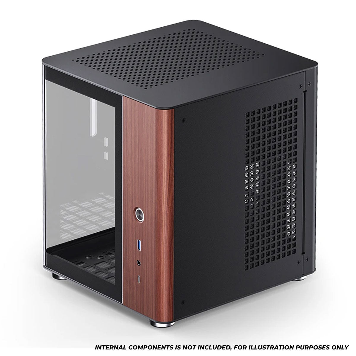 Jonsbo TK-0 ITX Separated Cabinet Computer Case (Black, White)