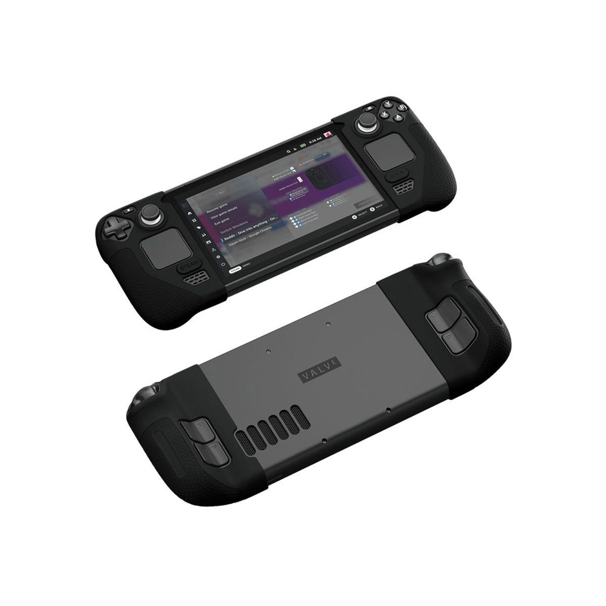 JSAUX Silicone Grip for Steam Deck/ Steam Deck OLED (Black, Grey) (GP0016)
