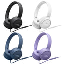 JBL Tune 520C USB-C Hi-Res Wired On-Ear Headphones (Black, White, Blue, Purple)