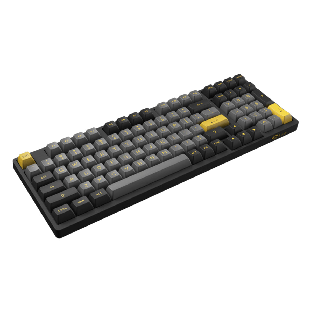 AKKO BLACK & GOLD 3098B MECHANICAL KEYBOARD (AKKO SWITCH JELLY WHITE) - DataBlitz