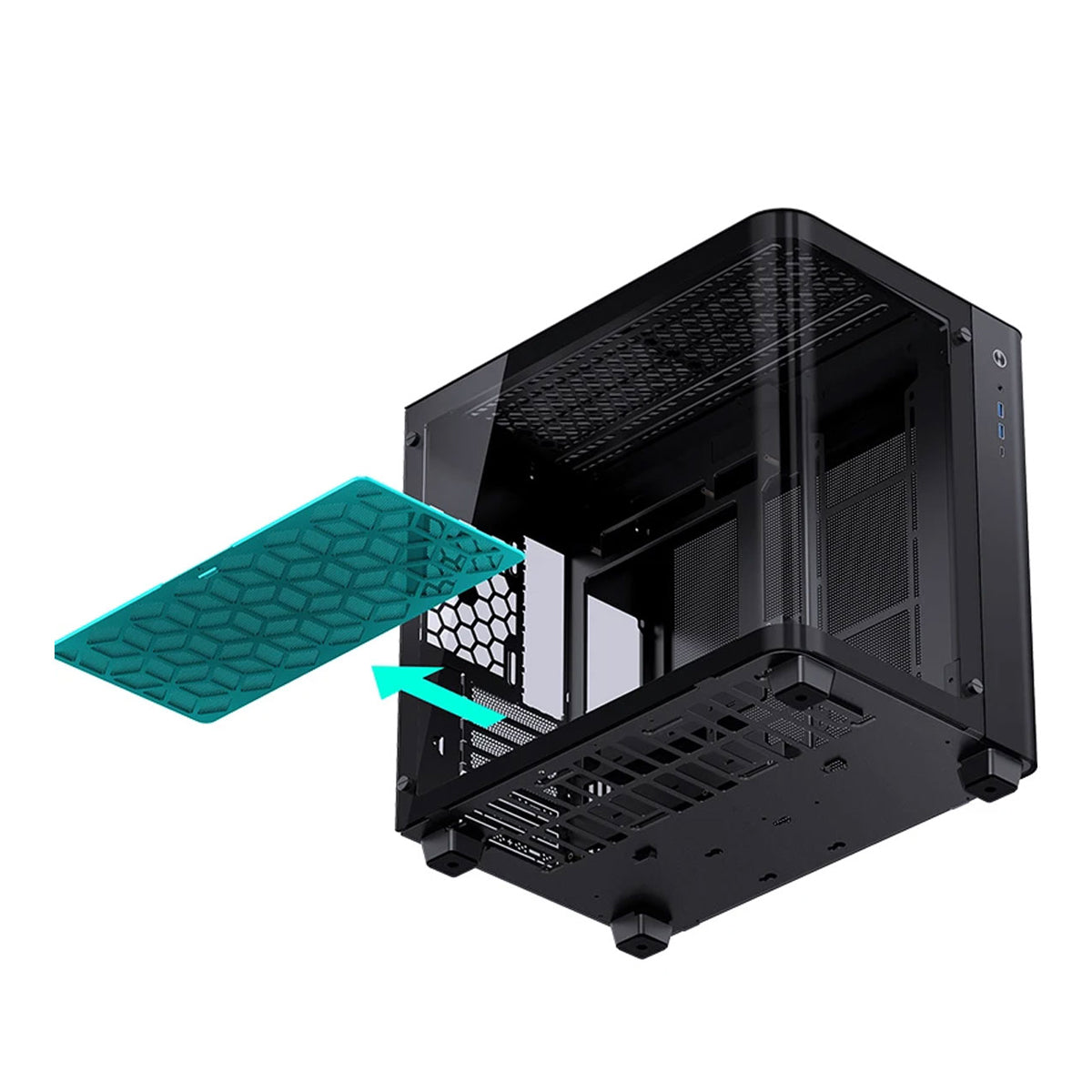 Jonsbo TK-3 ATX Separated Cabinet Computer Case (Black)