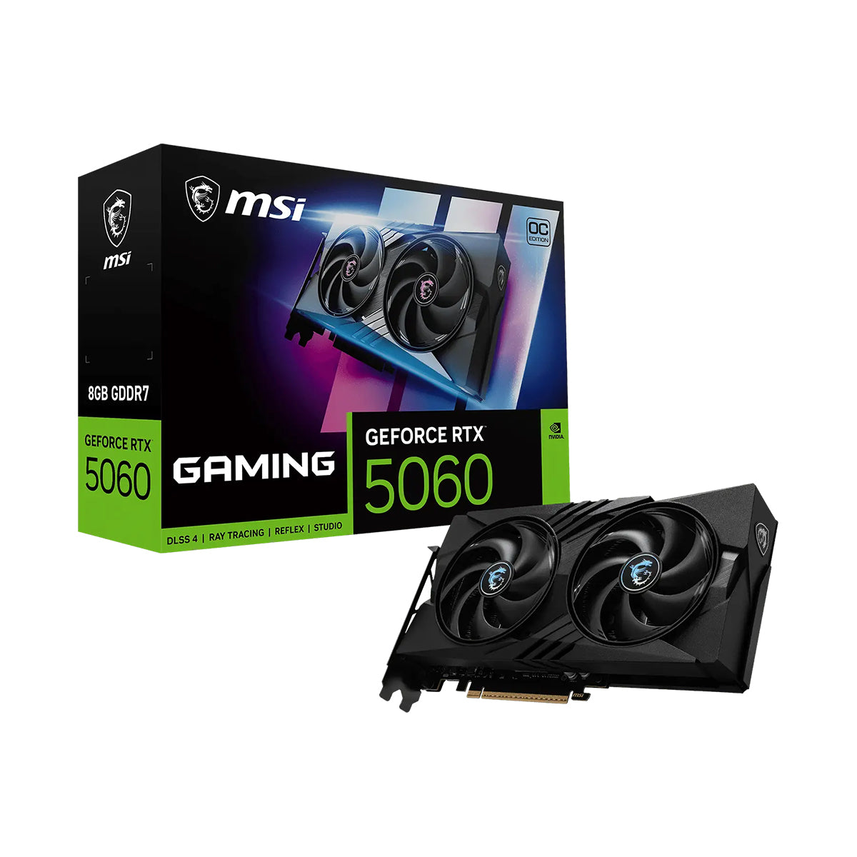 MSI GeForce RTX 5060 8GB Gaming OC V1 GDDR7 Graphics Card
