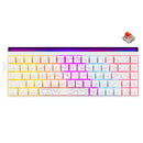 Nacodex x Ajazz NK68 Mixed Light Wired 68-Key Hot-Swappable Mechanical Keyboard (White Contour)
