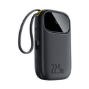 Baseus QPow 3 Digital Display Fast-Charging Power Bank with Built-in USB-C + iP Cable 20000mAh 22.5W