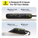 Baseus QPow 3 Digital Display Fast-Charging Power Bank with Built-in USB-C + iP Cable 20000mAh 22.5W