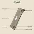 Royal Kludge RK-N99 Tri-Mode RGB 98 Keys Hot Swappable Mechanical Keyboard Palm Green (Beige, Cream, Violet Switch)