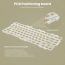 Royal Kludge RK-N99 Tri-Mode RGB 98 Keys Hot Swappable Mechanical Keyboard Palm Green (Beige, Cream, Violet Switch)