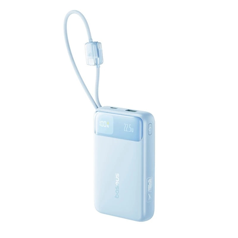 Baseus EnerFill FC11 Digital Display Power Bank with Dual Built-in Cables 20000mAh 22.5W