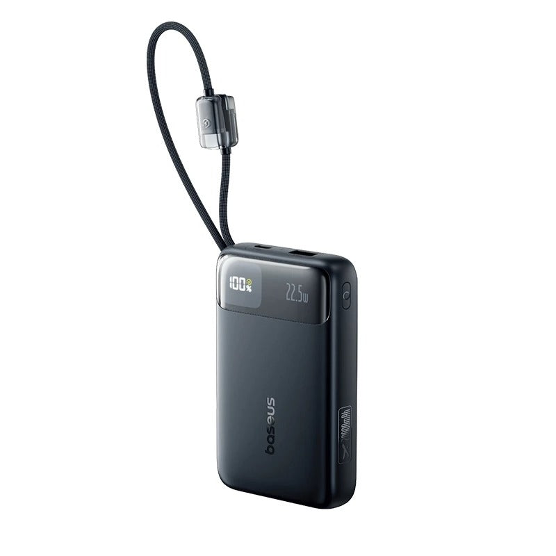 Baseus EnerFill FC11 Digital Display Power Bank with Dual Built-in Cables 20000mAh 22.5W