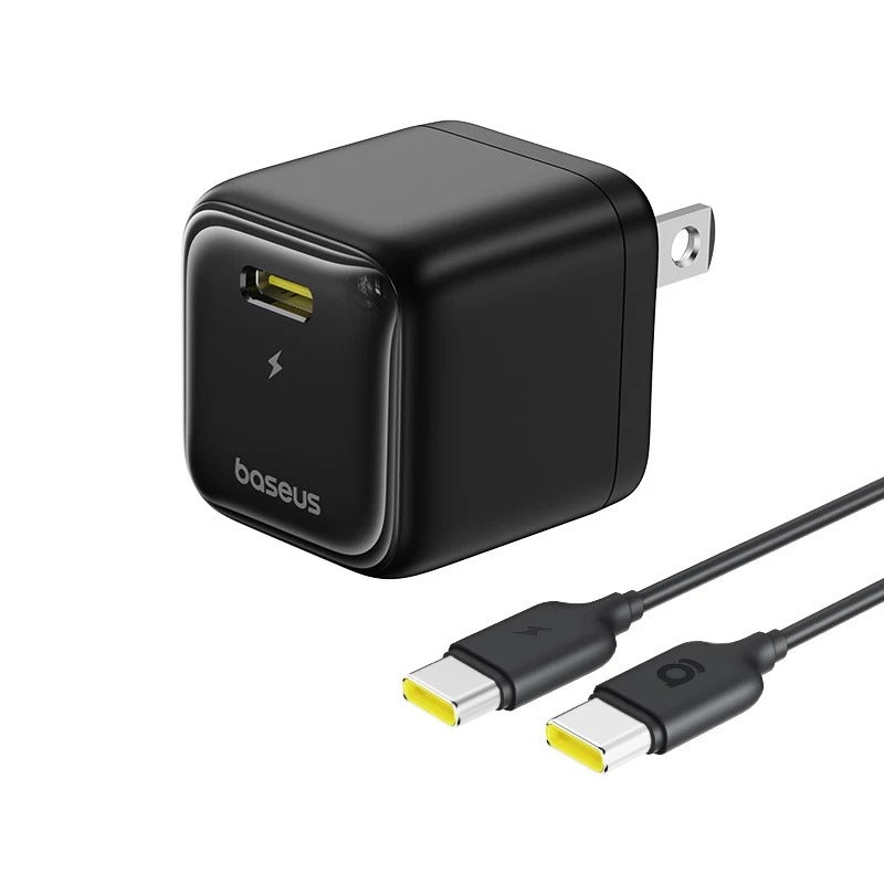 Baseus EnerFill FN21 Fast Charger 1C 30W includes USB-C to USB-C Cable 60W 1m (Cosmic Black)