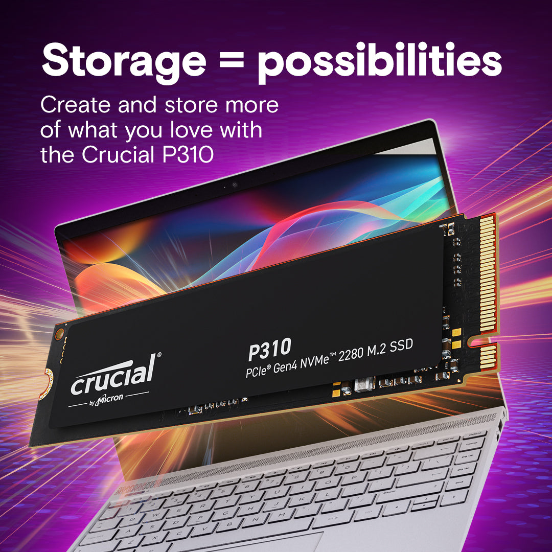 Crucial P310 PCIe Gen4 NVMe 2280 M.2 SSD | DataBlitz