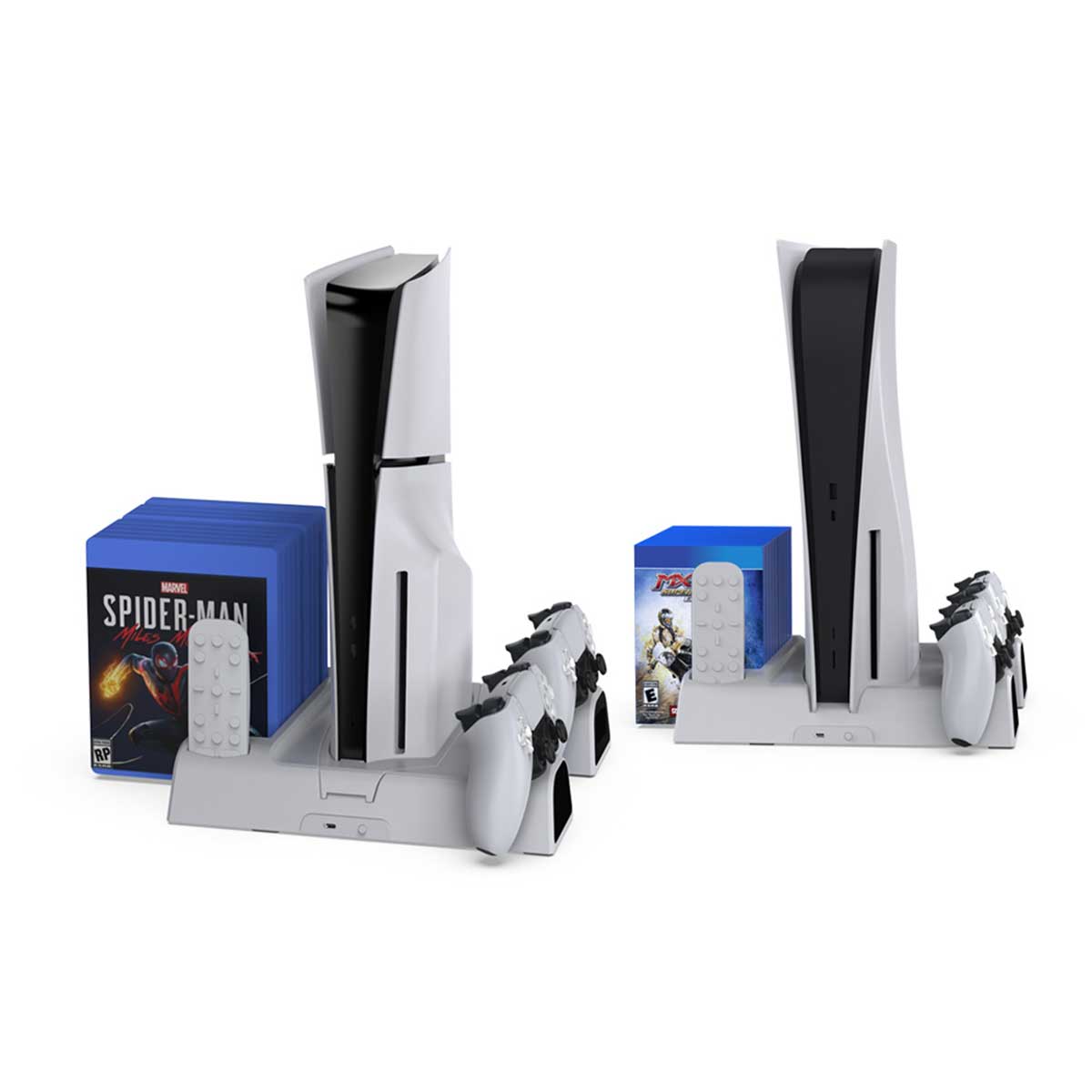 Dobe Multifunctional Cooling Stand For PS5 / New Slim PS5 (White) (TP5-3532B)