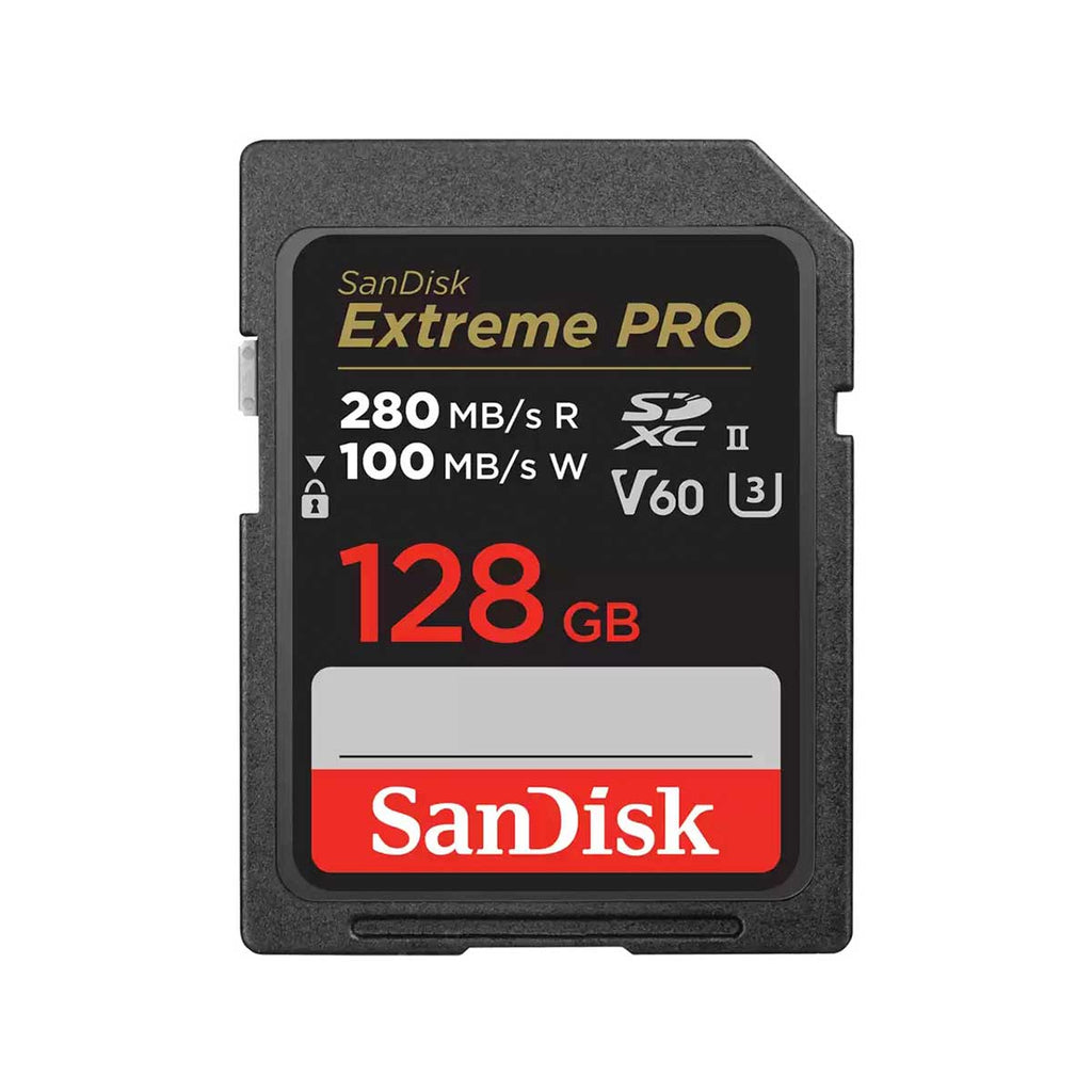 Sandisk Extreme Pro 280MB/S SDXC UHS-II Card (64GB, 128GB)