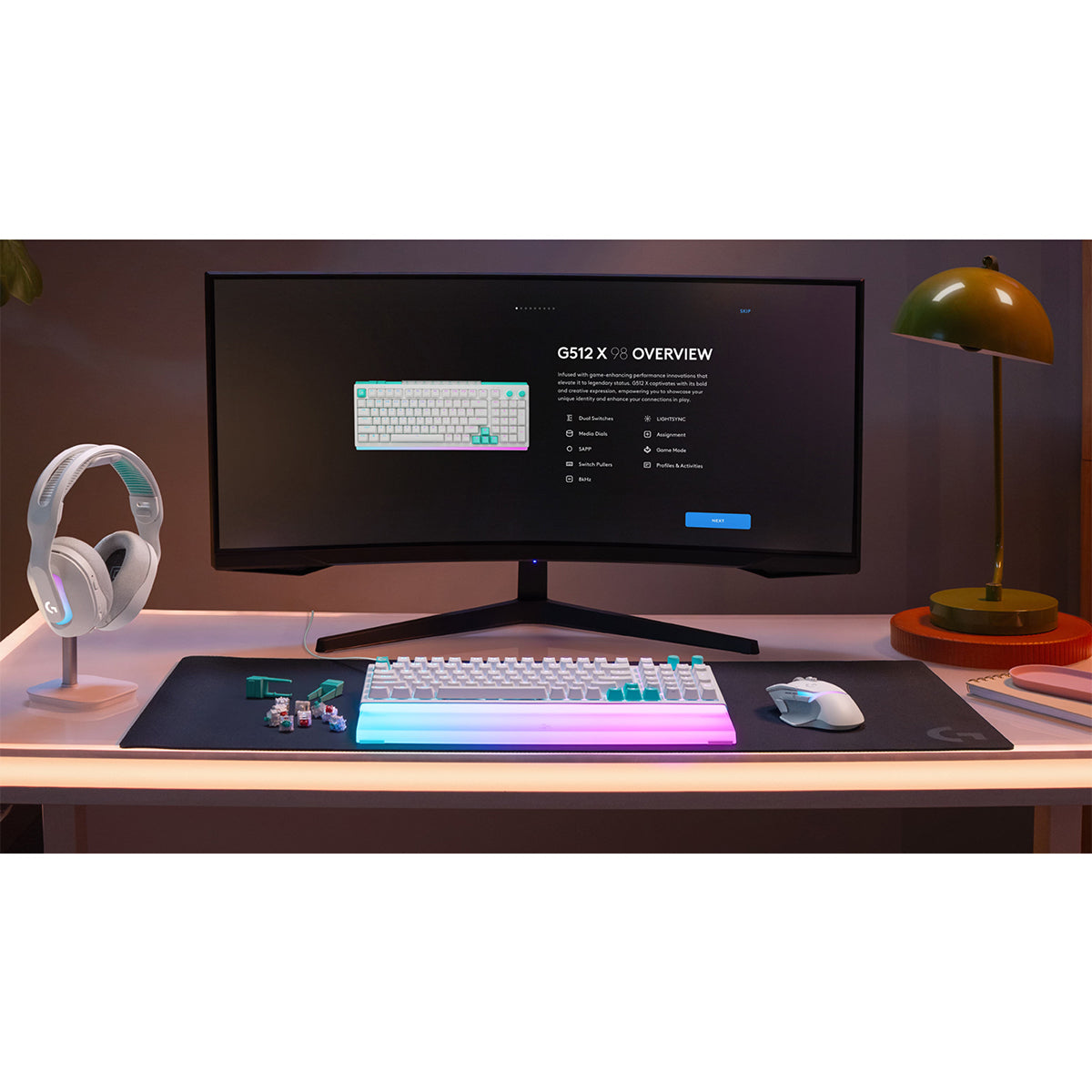 Logitech G512 X 98 Dual Swap TMR Analog/Mechanical 8k Gaming Keyboard