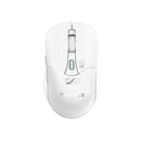 Promate Samo Dual Mode Rechargeable Wireless Mouse with BT & 2.4GHz Connectivity (White)