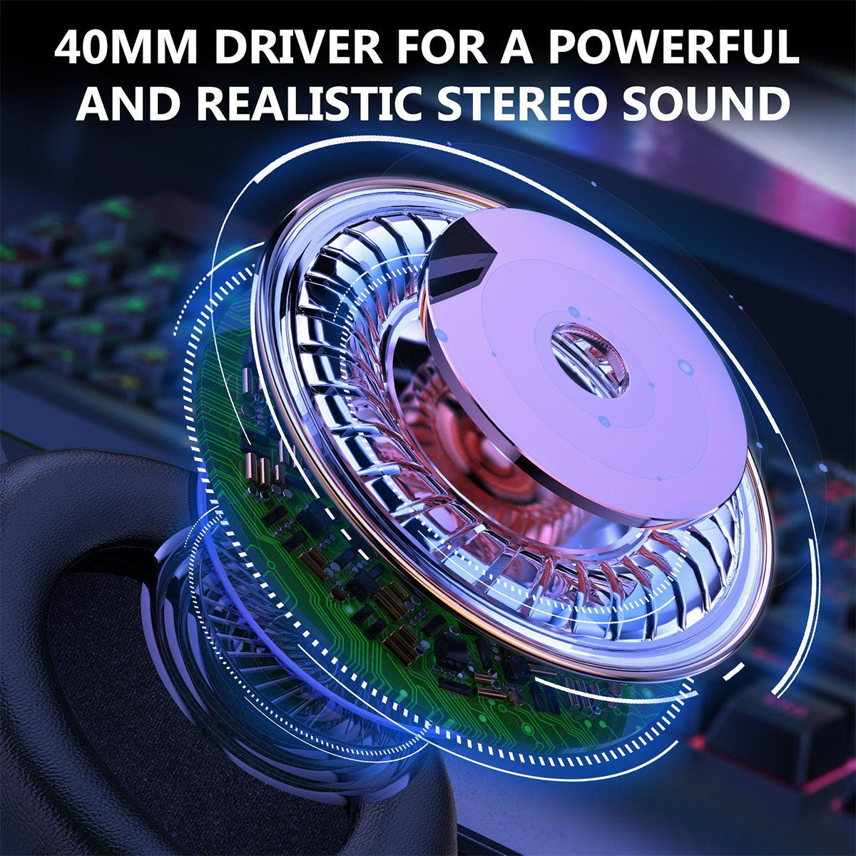 Onikuma X7 Pro RGB Wired Professional Gaming Headset with Noise Cancellation Microphone (Black)