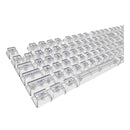 AKKO Clear Full Transparent Keycaps Set ASA 155 Keys Purple Character - DataBlitz